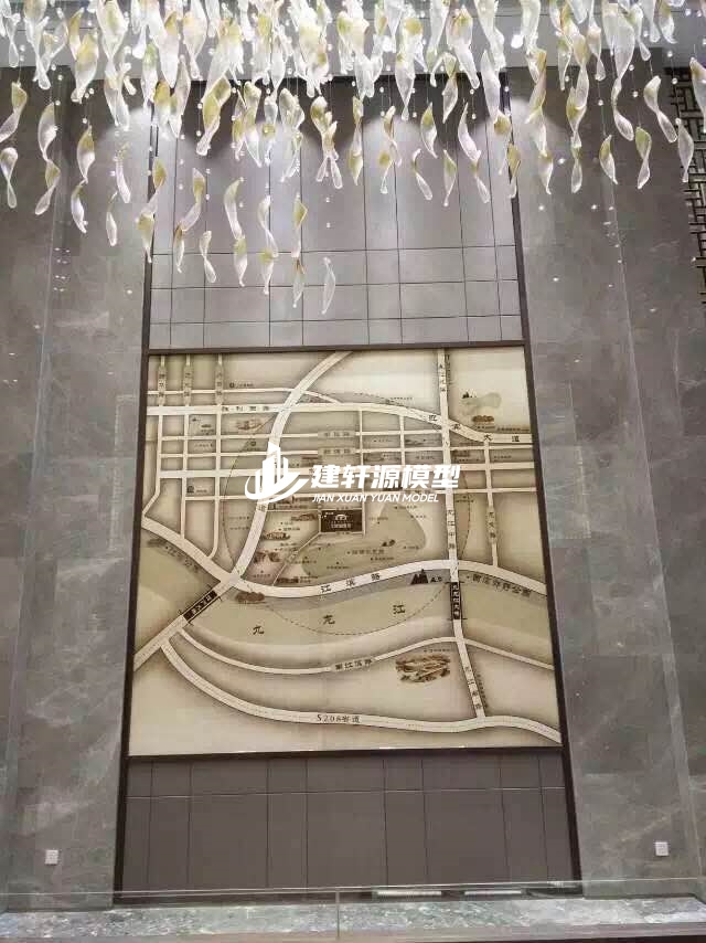 广河木质壁挂模型